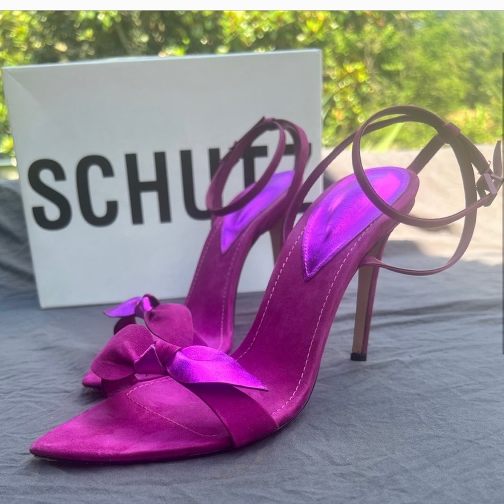 Schutz Elora Heels. 9.5 B. Pink!